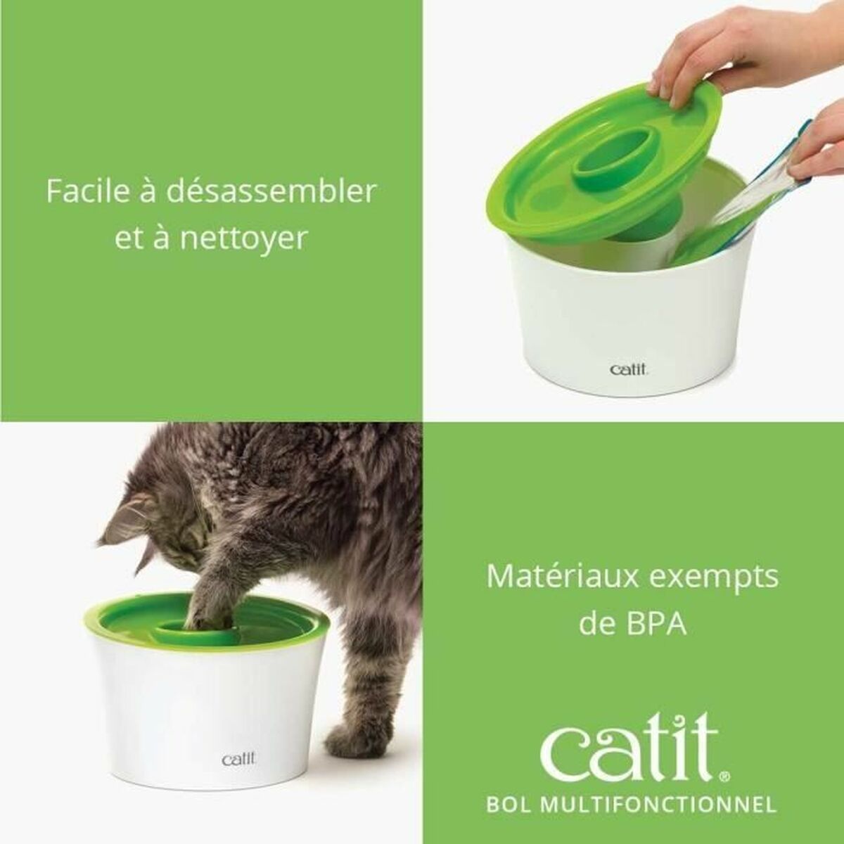 Catit Futternapf Für Die Langsame Nahrungsaufnahme Der Haustiere Catit Senses 2.0 Kunststoff