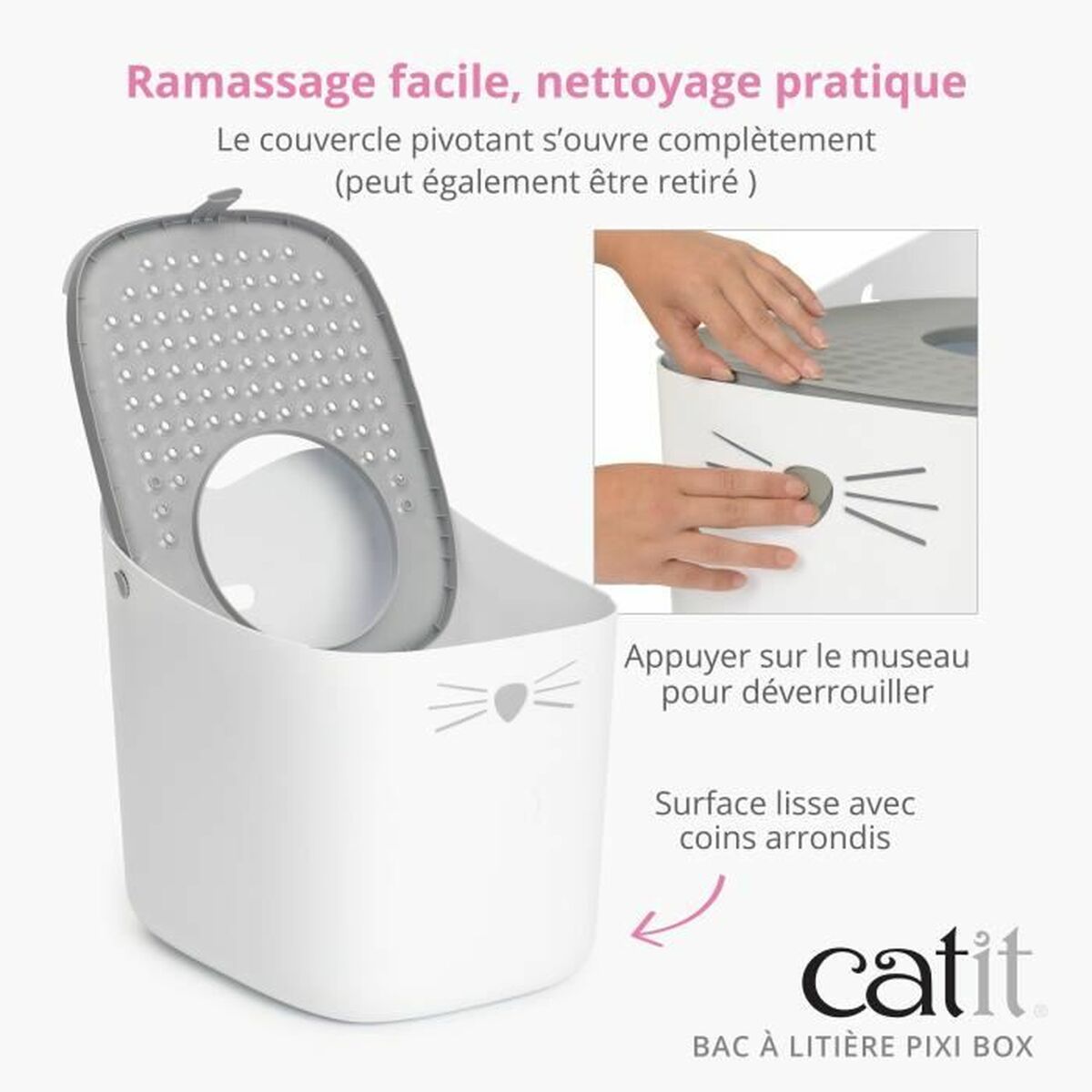 Catit Katzentoilette Catit Pixi Box 52 X 41 X 47,5 Cm Kunststoff