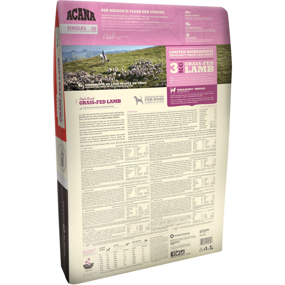 Acana Futter Acana Lamm 11,4 Kg