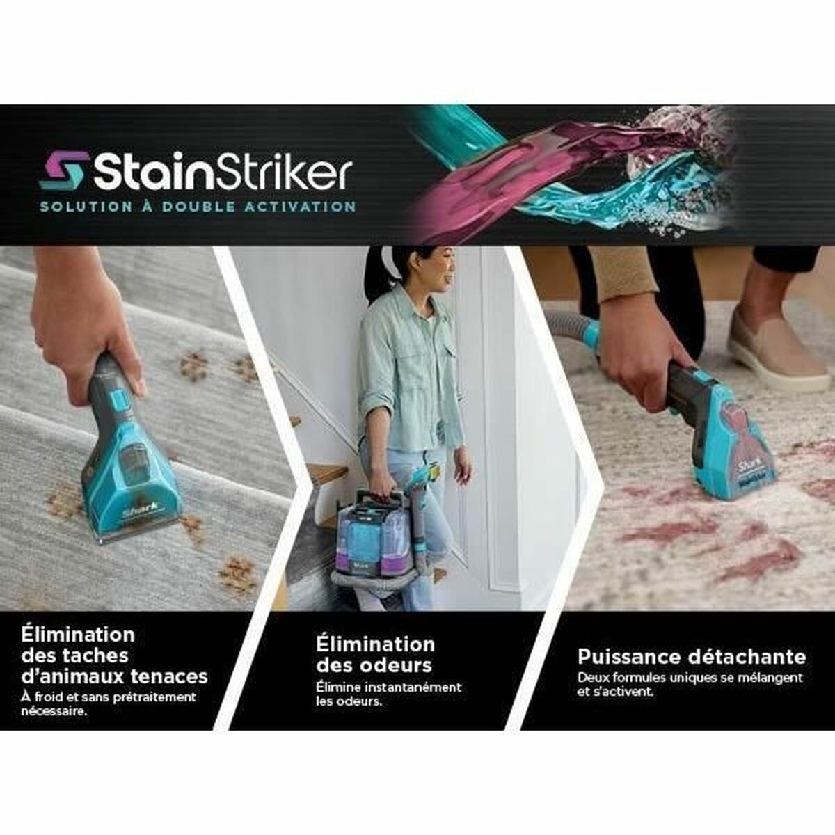 Shark Spülung Für Haustiere Shark Stainstriker 473 Ml