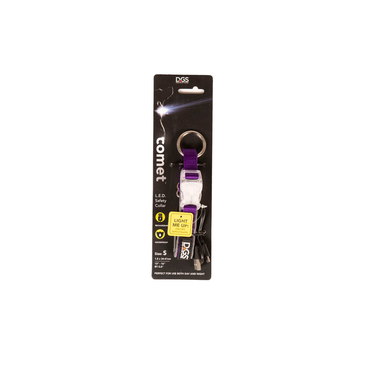 Dog Gone Smart Hundehalsband Dog Gone Smart Lila 20 Licht
