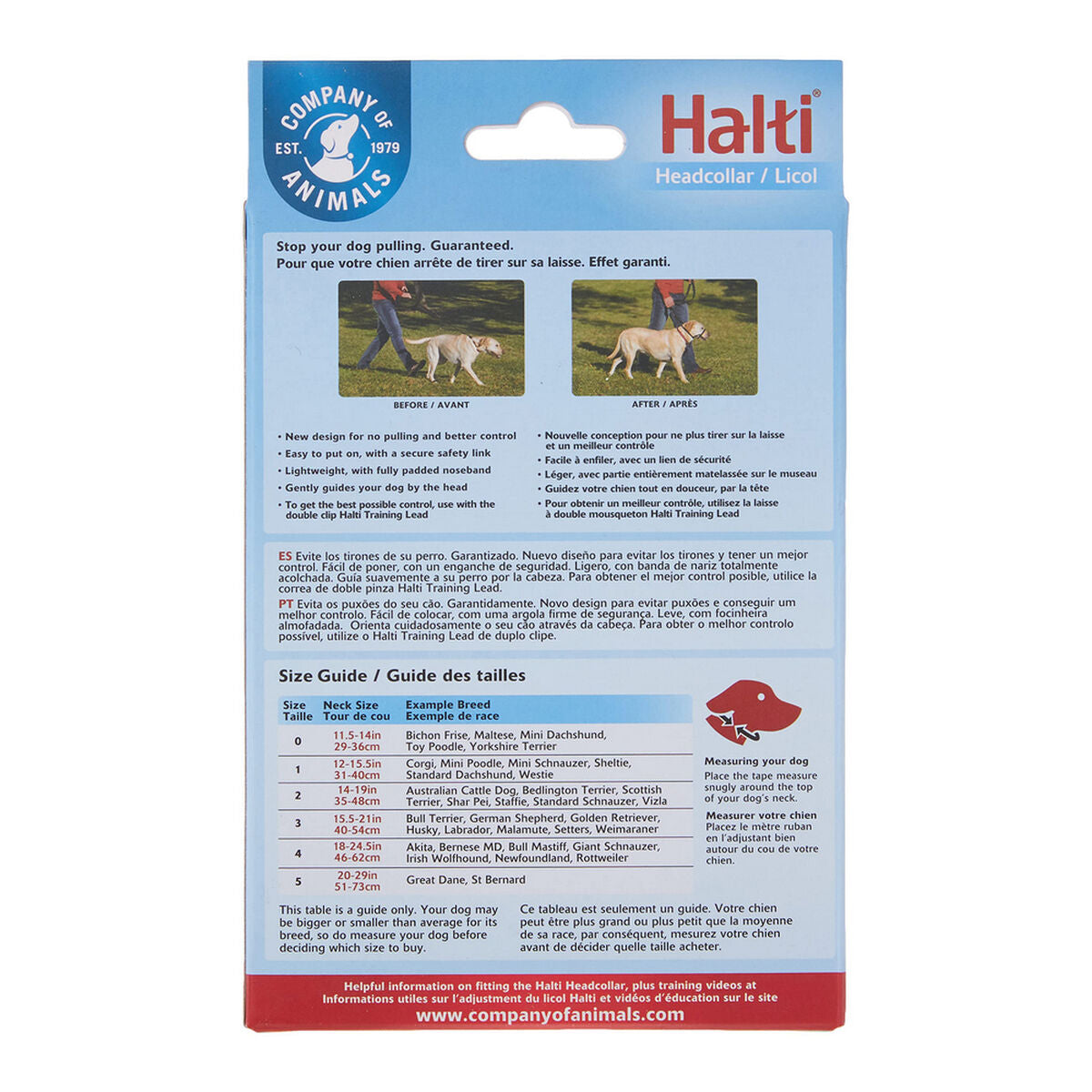 Company Of Animals Dressurhalsband Für Hunde Company Of Animals Halti Schwarz Maulkorb (35-48 Cm)