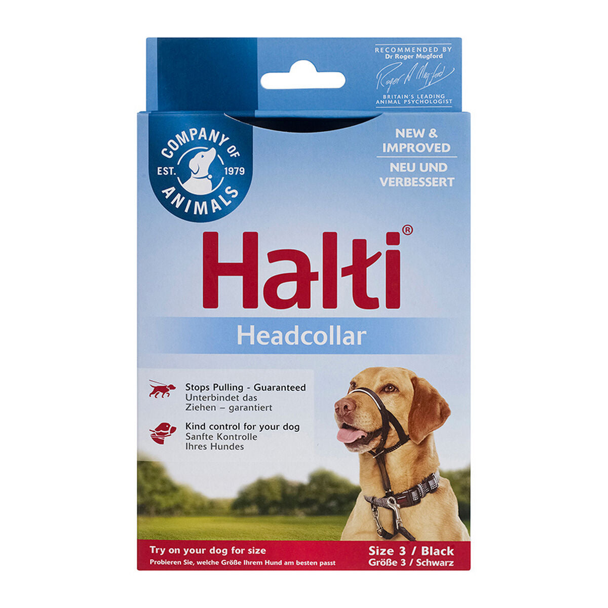 Company Of Animals Dressurhalsband Für Hunde Company Of Animals Halti Schwarz Maulkorb (40-54 Cm)
