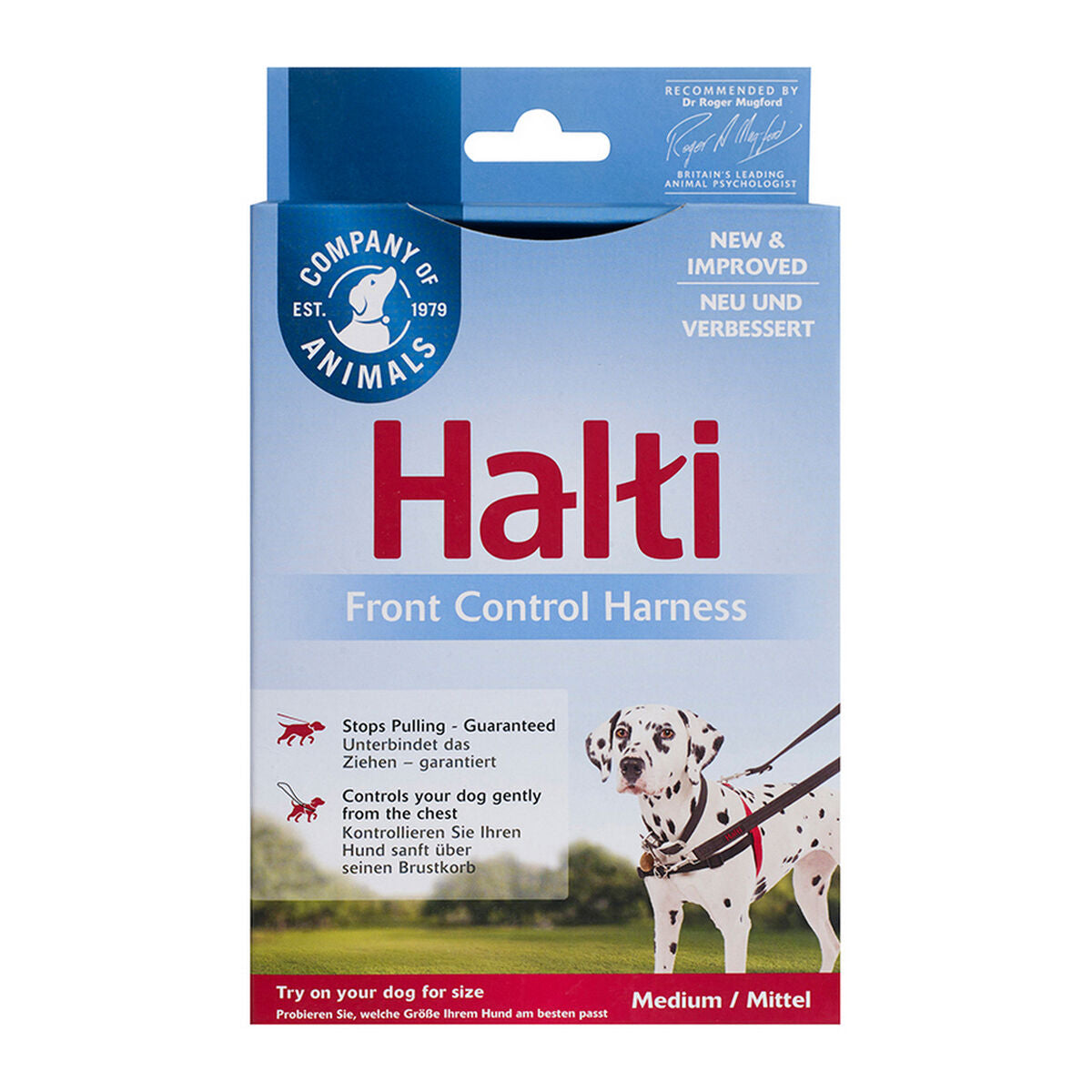 Company Of Animals Hundegeschirr Company Of Animals Halti Schwarz/Rot M (58-86 Cm)