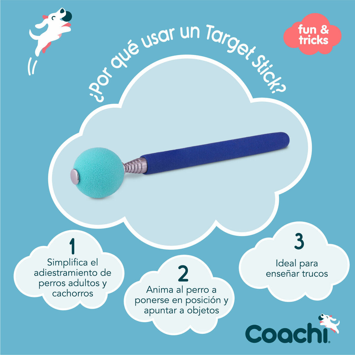 Coachi Trainingsspielzeug Coachi Stick Blau