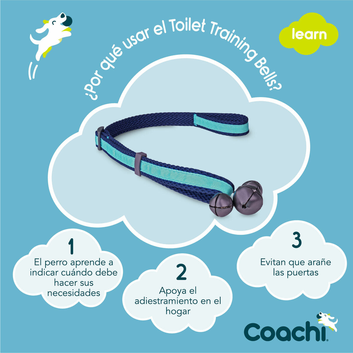 Coachi Trainingsspielzeug Coachi Bells Blau