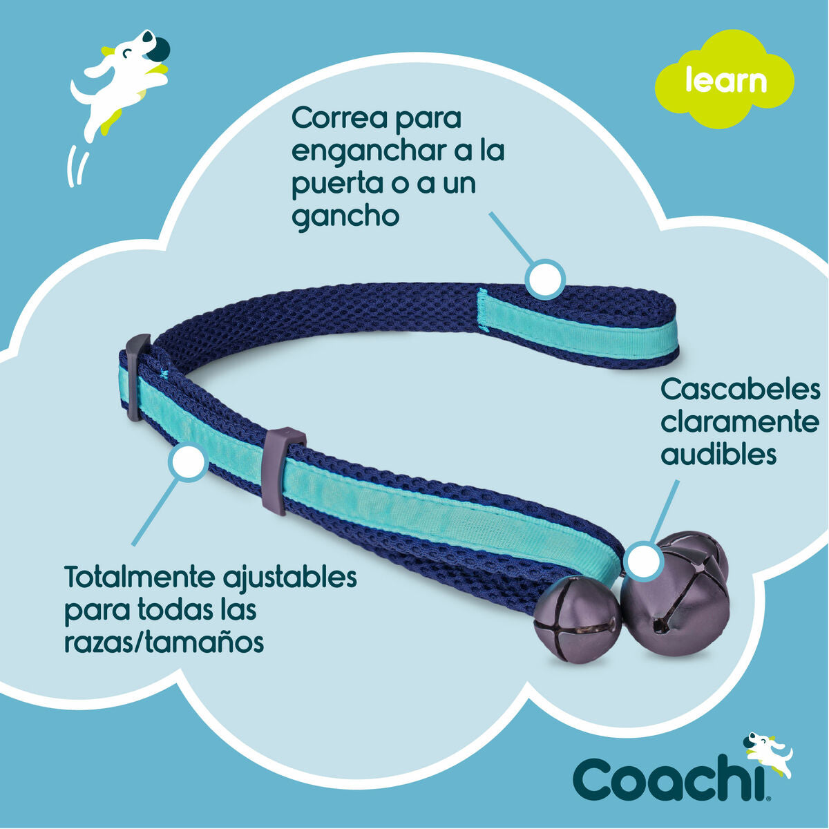 Coachi Trainingsspielzeug Coachi Bells Blau