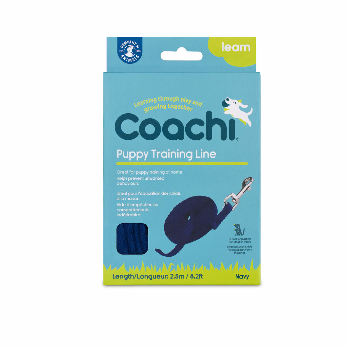 Coachi Hundeleine Coachi Blau 2,5 M Ausbildung