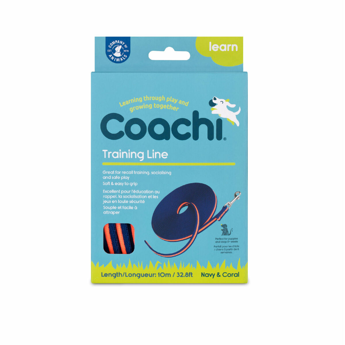 Coachi Trainingsgurt Coachi Blau 10M Ausbildung