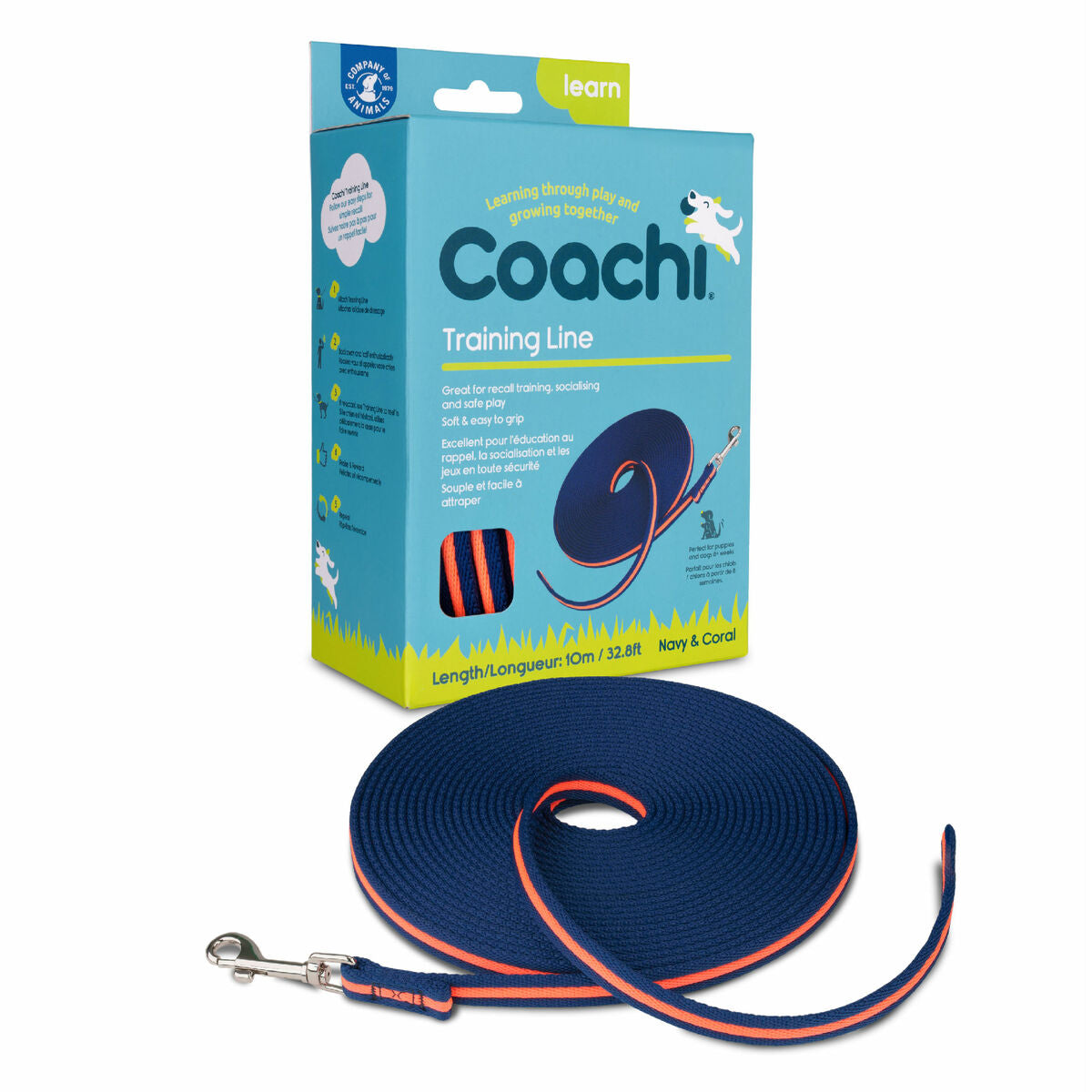 Coachi Trainingsgurt Coachi Blau 10M Ausbildung