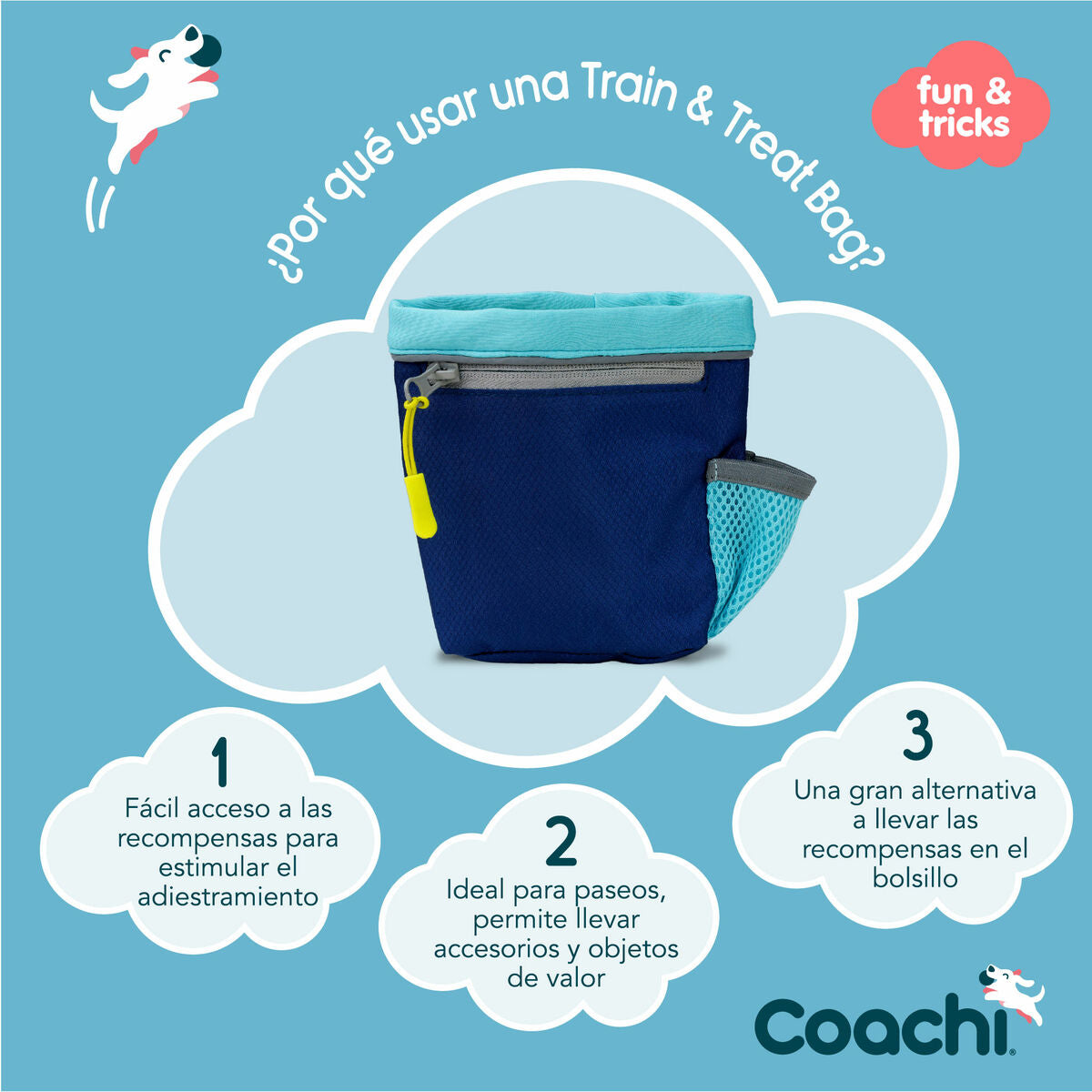 Coachi Allzwecktasche Coachi Train & Treat Blau