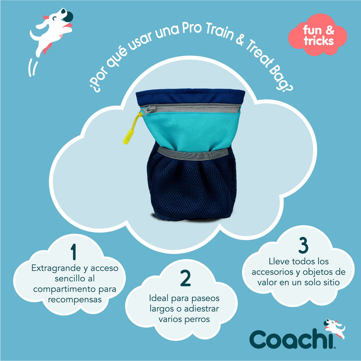 Coachi Allzwecktasche Coachi Train & Treat Blau