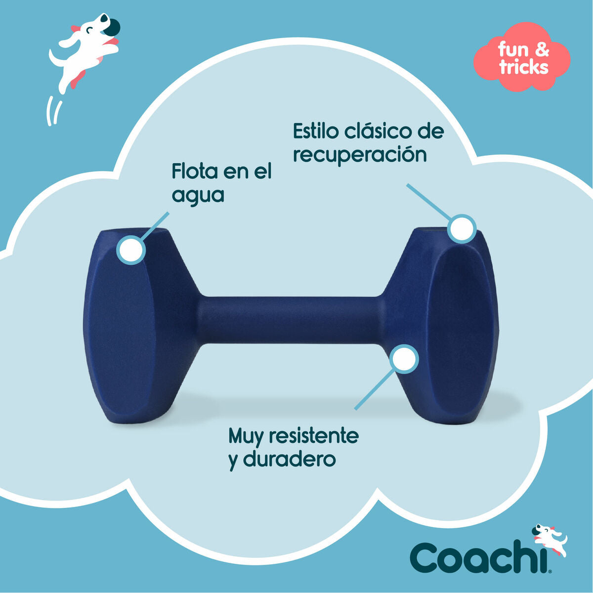 Coachi Hantel Coachi Training Dumbbell Blau