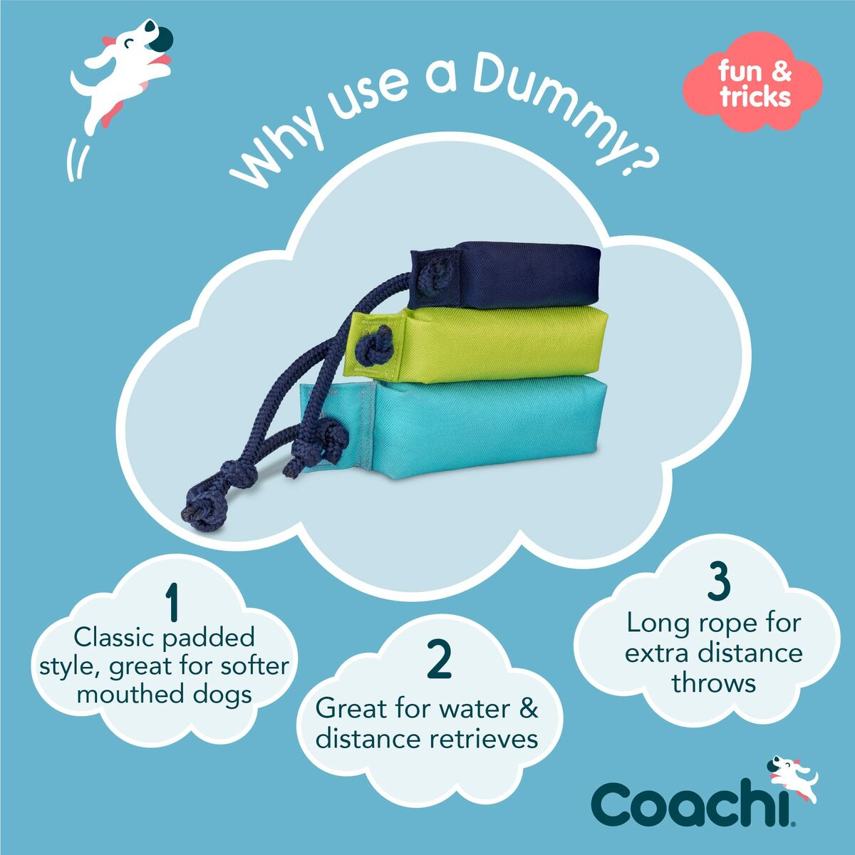 Coachi Trainingsspielzeug Coachi Training Dummy Blau