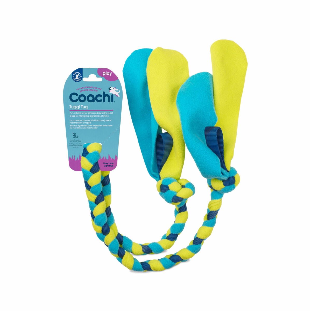 Coachi Trainingsspielzeug Coachi Tuggi Tug Blau