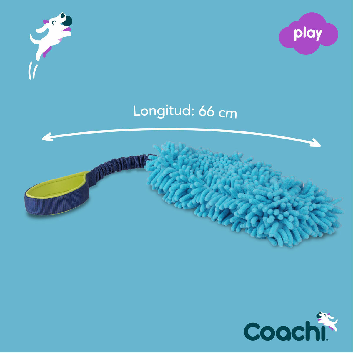 Coachi Trainingsspielzeug Coachi Tuggi Hide Blau