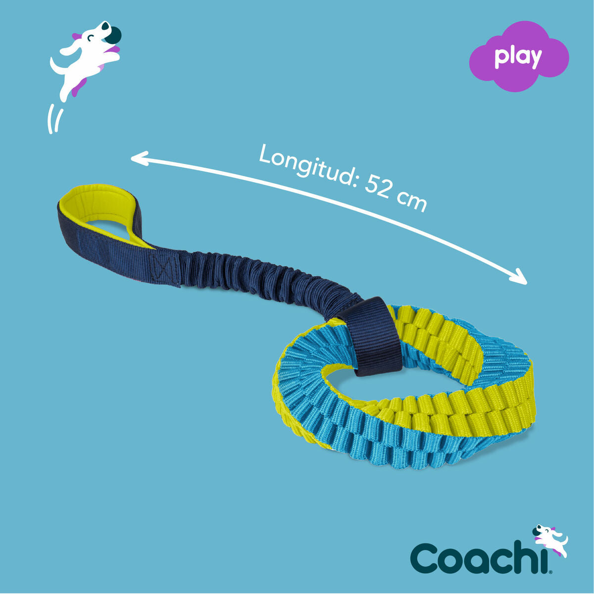Coachi Trainingsspielzeug Coachi Tuggi Helix Blau