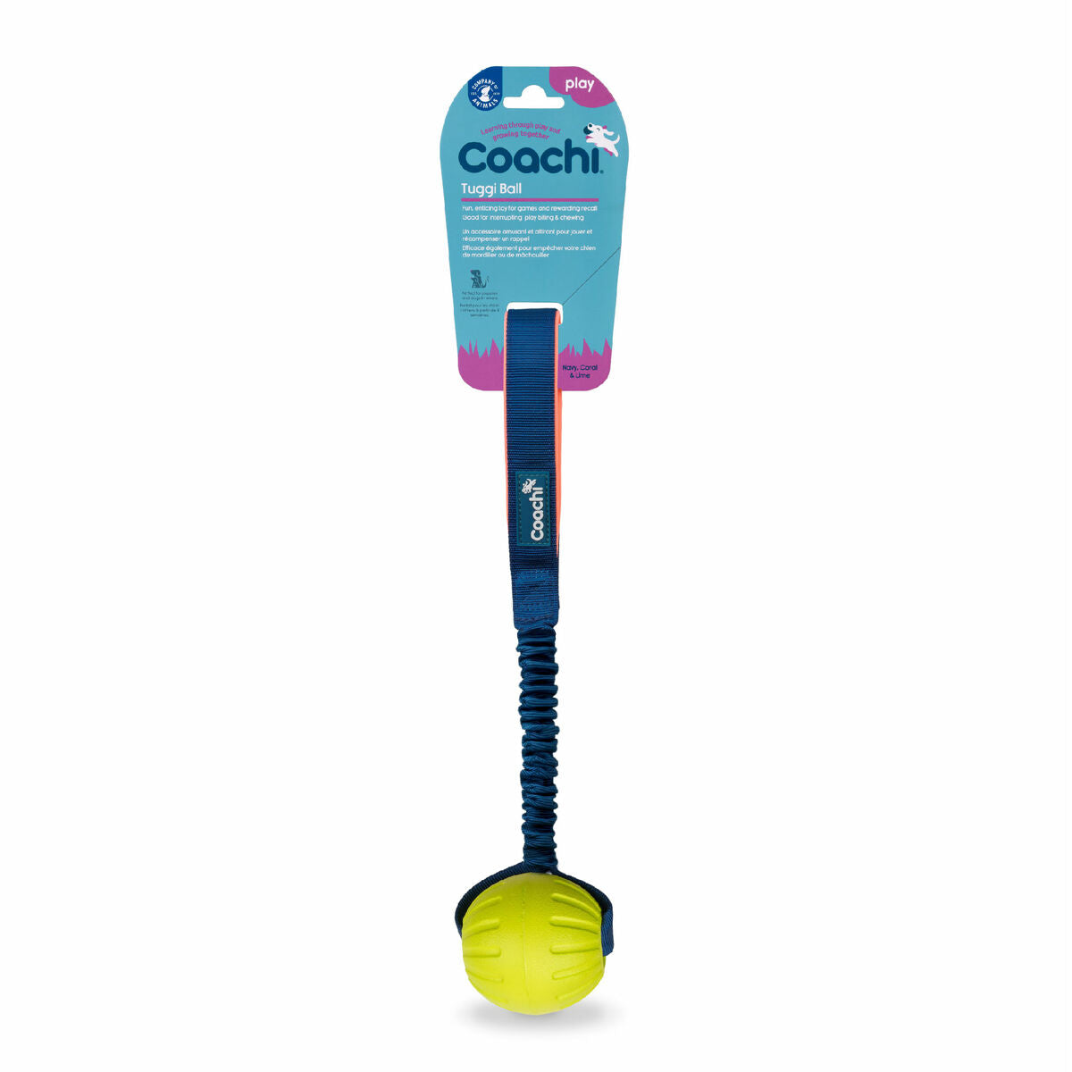 Coachi Trainingsspielzeug Coachi Tuggi Ball Blau