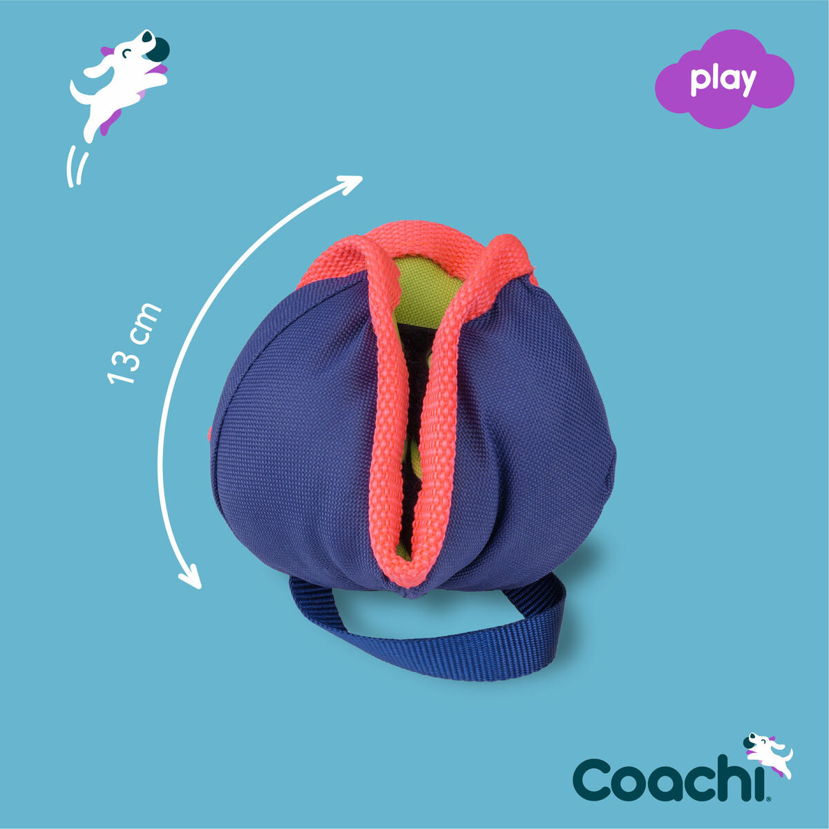 Coachi Trainingsspielzeug Coachi Chase & Treat Blau