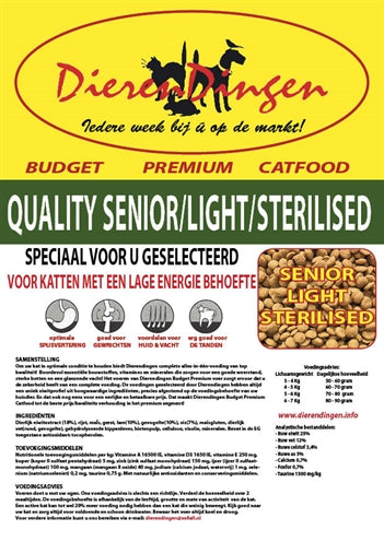 Budget Premium Budget-Premium-Katzenfutter Qualität Senior / Leicht / Sterilisiert