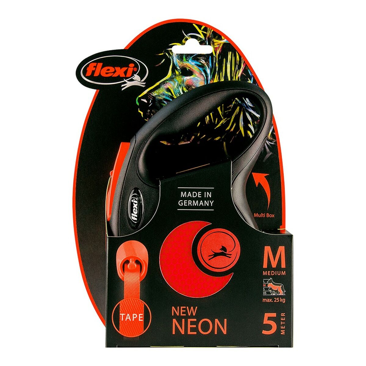 Flexi Hundeleine Flexi New Neon 5 M Orange M