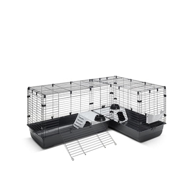 Savic Clubix Ecke Nagetierkäfig Schwarz