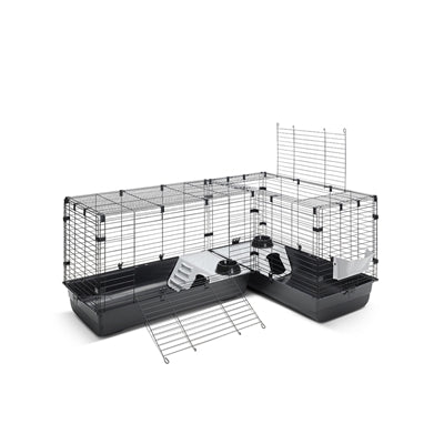 Savic Clubix Ecke Nagetierkäfig Schwarz