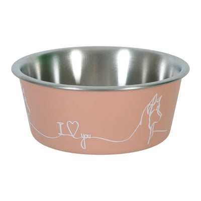 Zolux Liebe Futternapf Hund Rosa