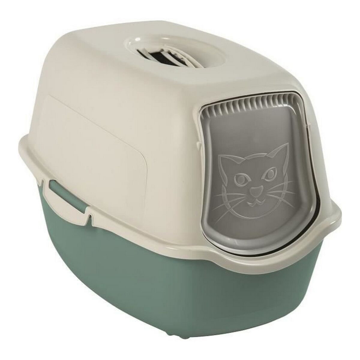 Rotho My Pet Katzentoilette Rotho My Pet Bailey Weiß Grün Polypropylen