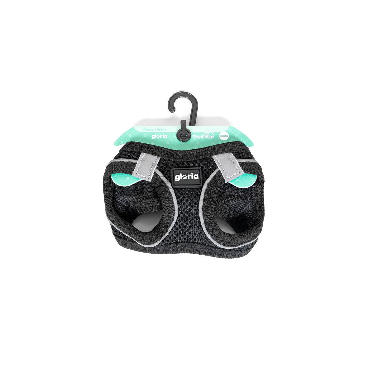 Gloria Hundegeschirr Gloria Trek Star 29,4-32,6 Cm 41,4-43 Cm Schwarz S