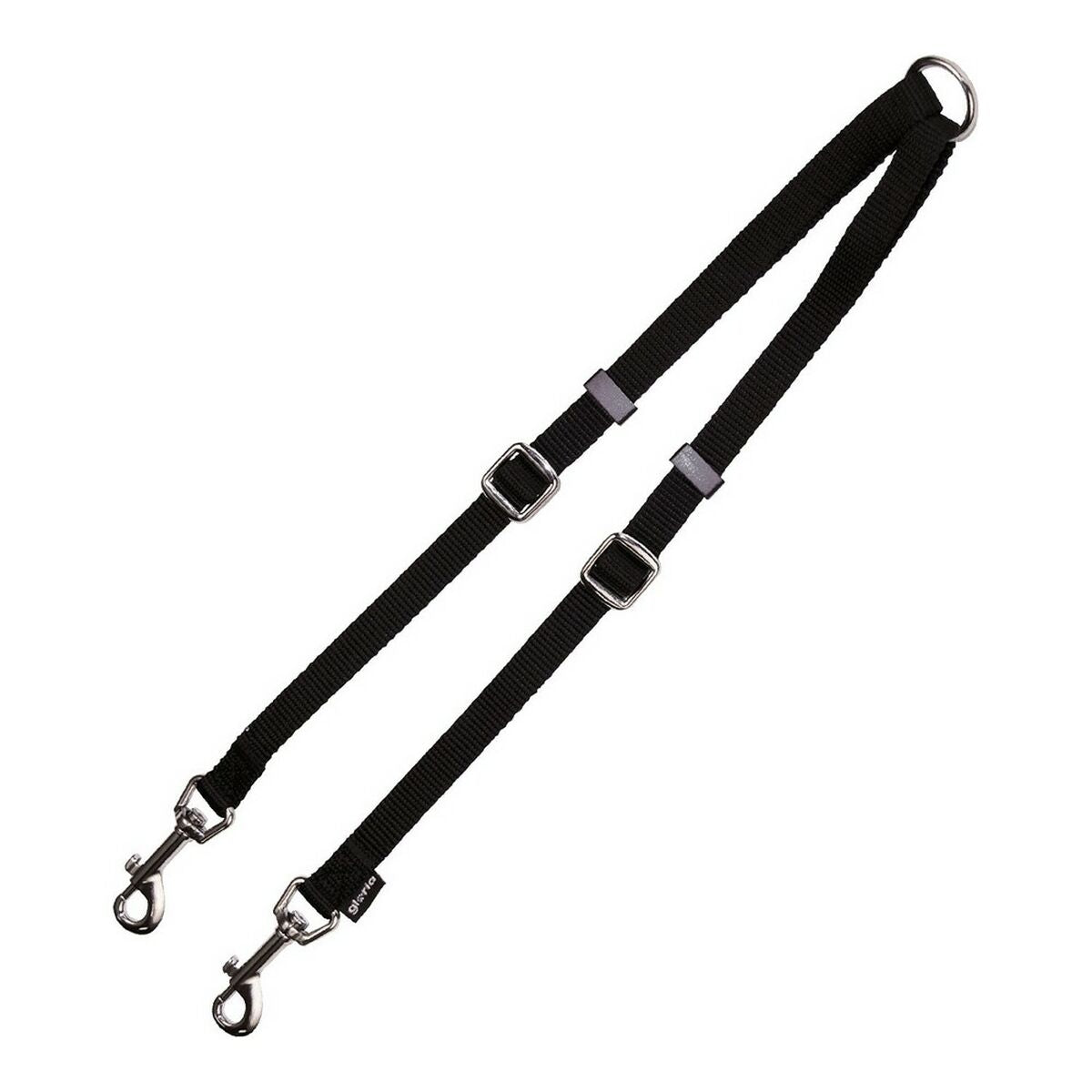 Gloria 2 Hundeleinen-Koppler Gloria Schwarz 1.6 X 35-56 Cm (1.6 X 35-56 Cm)