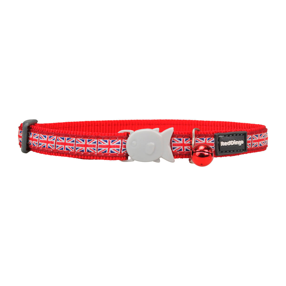 Red Dingo Katzenhalsband Red Dingo Union Jack 20-32 Cm Rot
