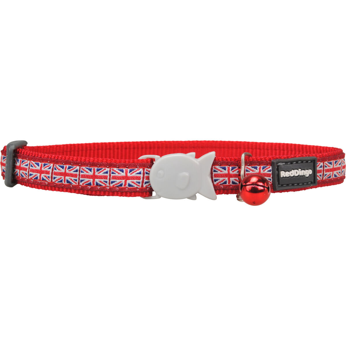 Red Dingo Katzenhalsband Red Dingo Union Jack 20-32 Cm Rot