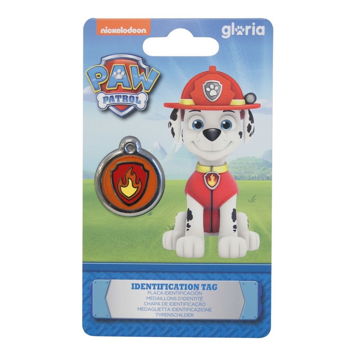 The Paw Patrol Identifikationsschild Für Halsband The Paw Patrol Marshall M