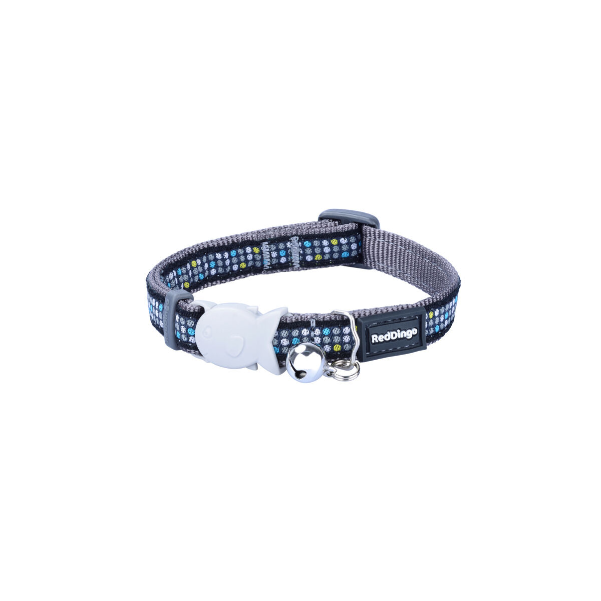 Red Dingo Katzenhalsband Red Dingo Modern On Cool 20-32 Cm Grau
