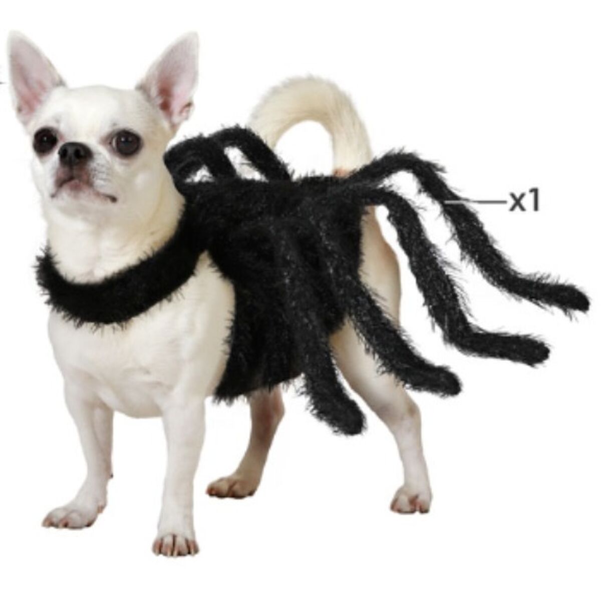 Bigbuy Pets Hundekostüm Spinne Größe M