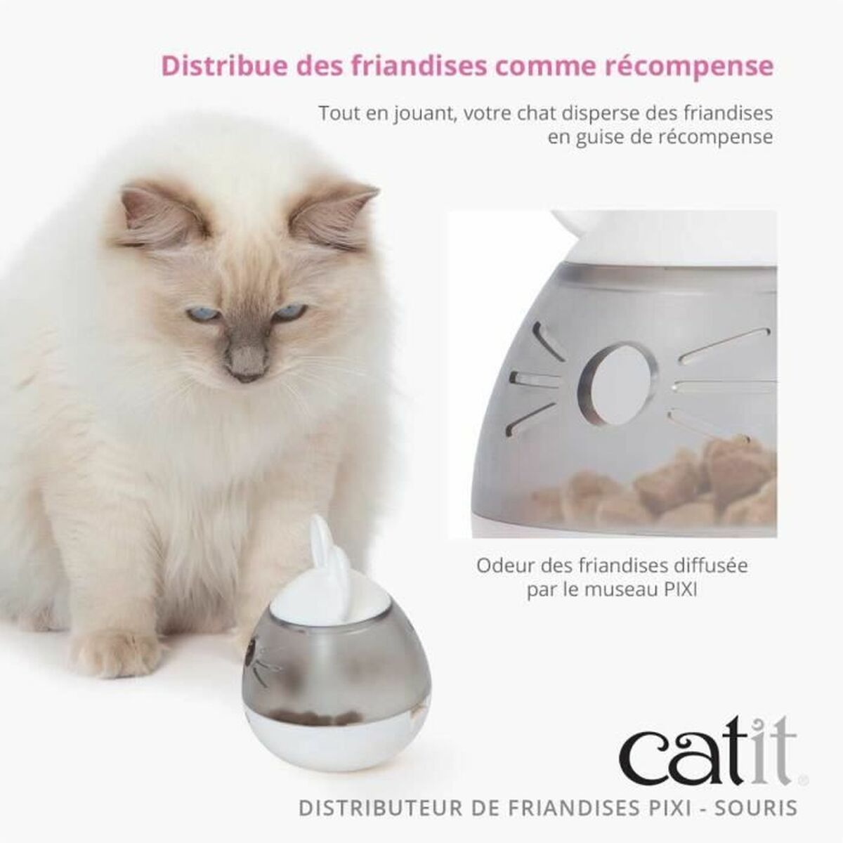 Catit Automatische Zuführung Catit Mouse Weiß Kunststoff 1 L