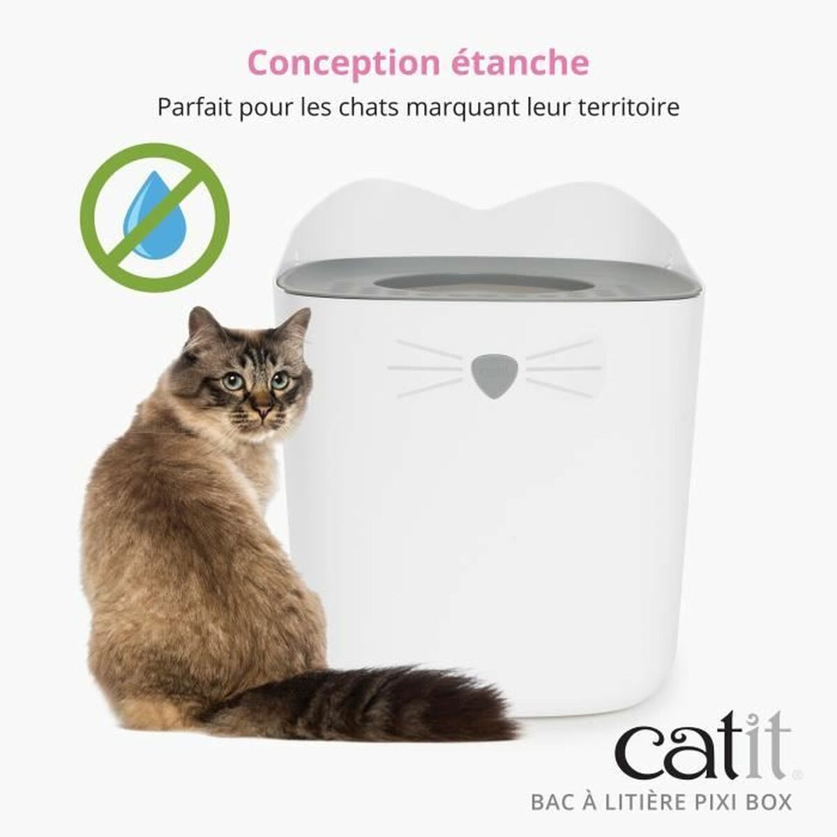 Catit Katzentoilette Catit Pixi Box 52 X 41 X 47,5 Cm Kunststoff