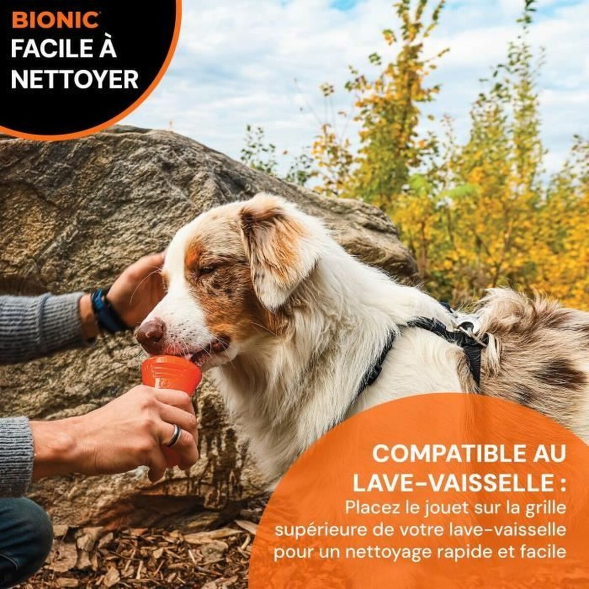 Bionic Hundespielzeug Bionic Urban Stick Orange 12 Cm M Knochen