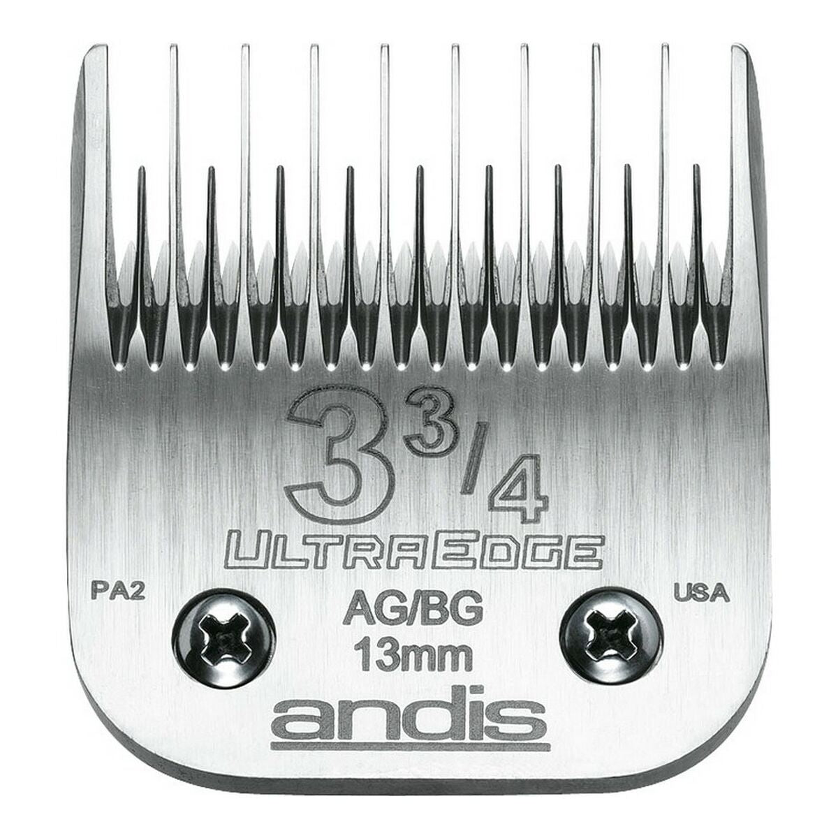Andis Klingen Für Rasierer Andis 3 3/4 Stahl Verchromt