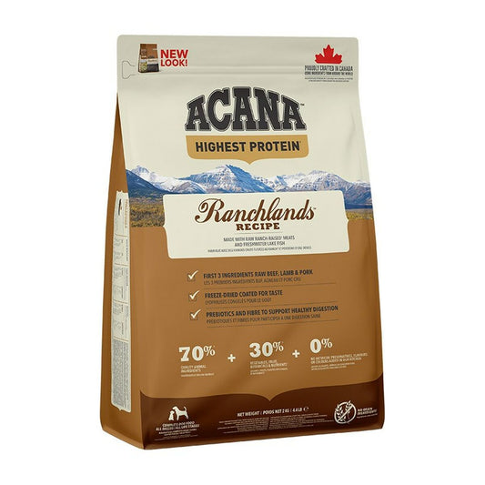 Acana Hundefutter Acana Ranchlands Rindfleisch Lamm Schwein 2 Kg