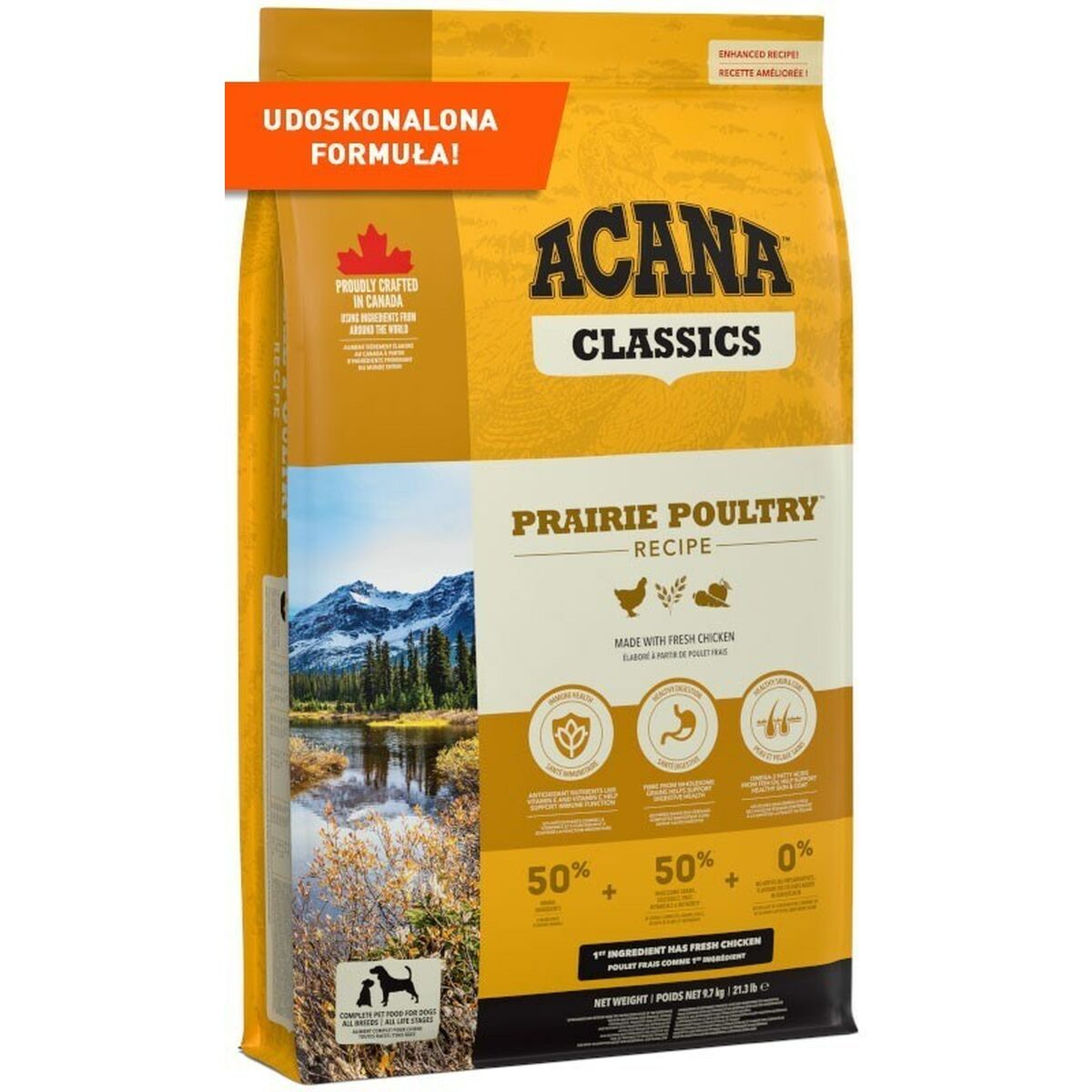 Acana Futter Acana Prairie Poultry Erwachsener Huhn 9,7 Kg