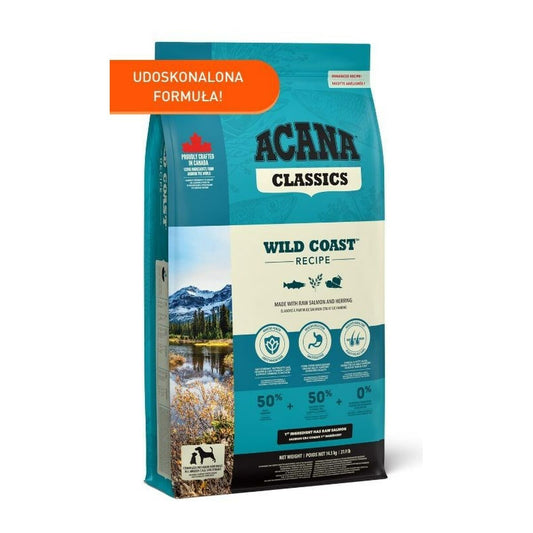 Acana Futter Acana Classics Wild Coast Erwachsener Lachsfarben Fisch 14,5 Kg