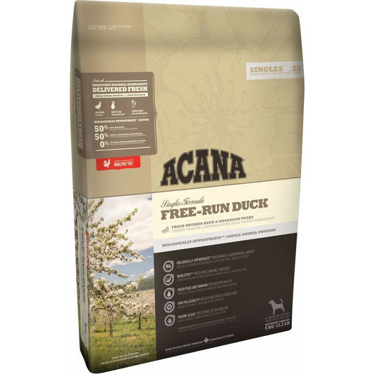 Acana Futter Acana Singles Free-Run Duck Erwachsener Ente 11,4 Kg