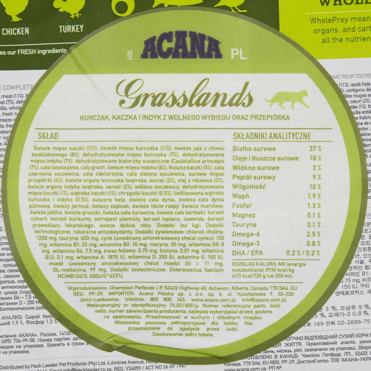 Acana Katzenfutter Acana Huhn Fisch 340 G