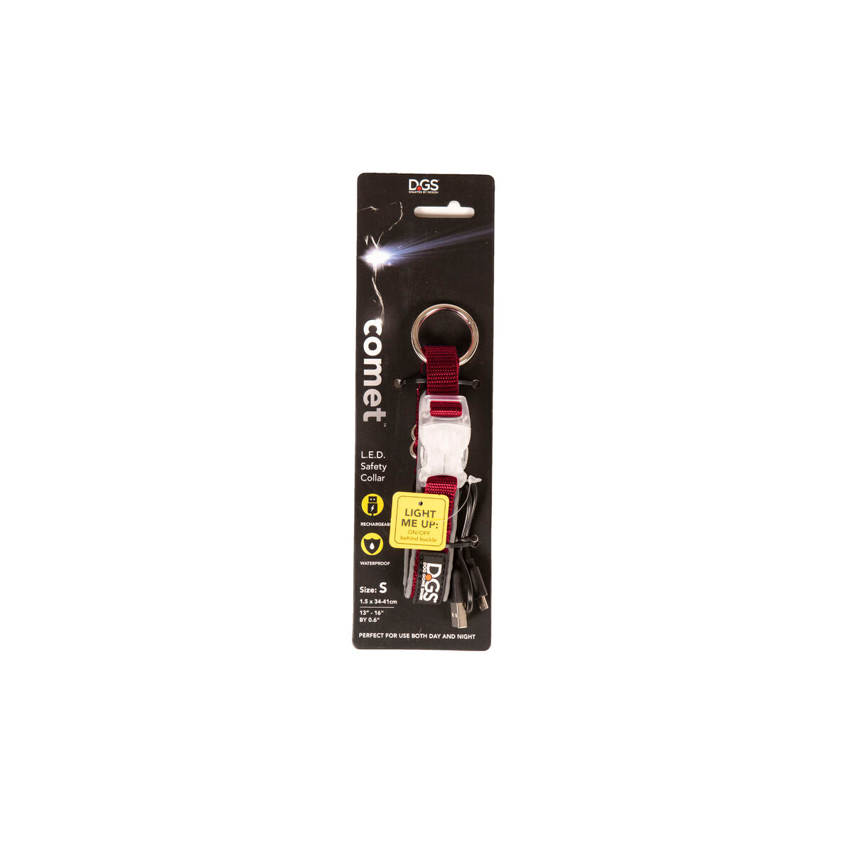 Dog Gone Smart Hundehalsband Dog Gone Smart Rot 20 Licht