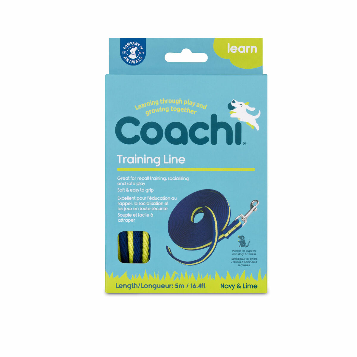 Coachi Hundeleine Coachi Blau Ausbildung