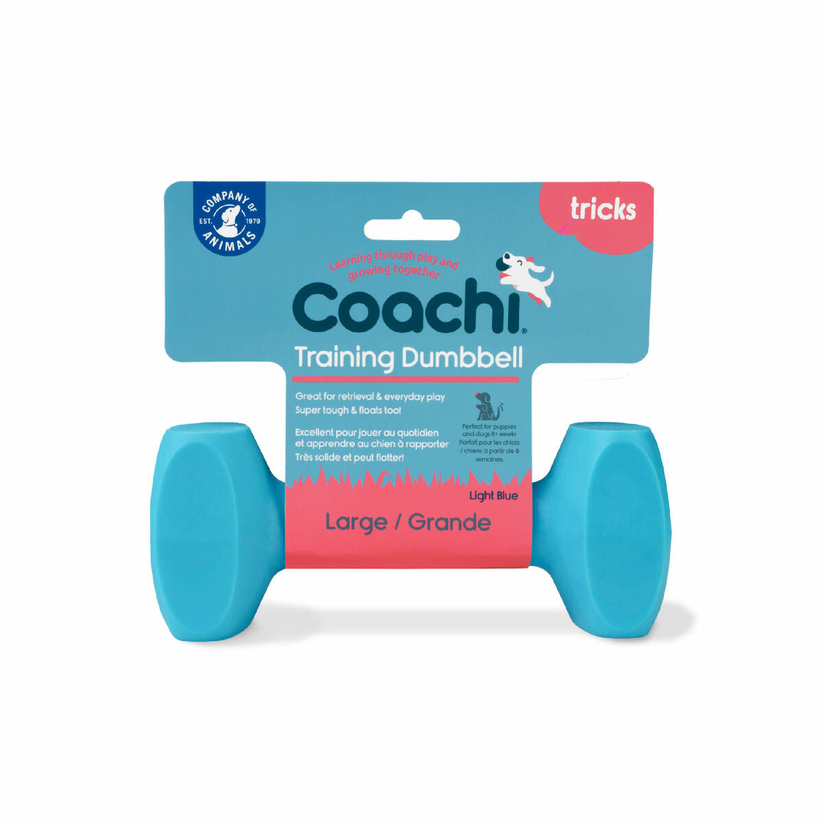 Coachi Hantel Coachi Training Dumbbell Blau L Kunststoff