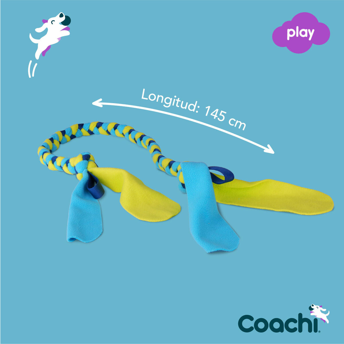Coachi Trainingsspielzeug Coachi Tuggi Tug Blau