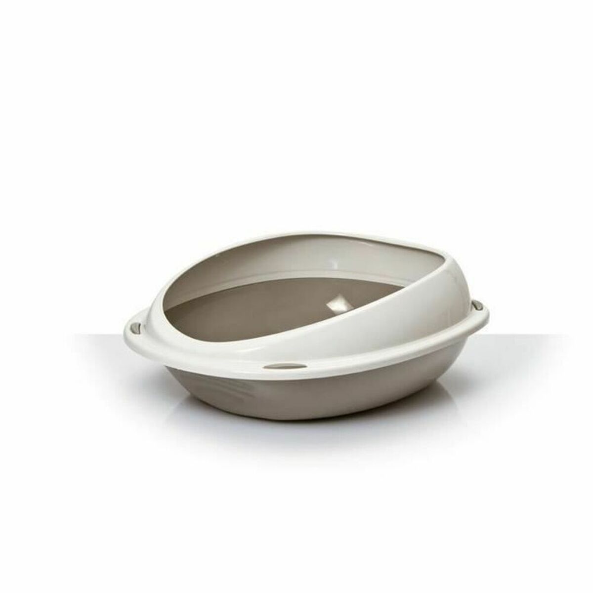 Aimé Katzentoilette Aimé 45 X 36 X 15,5 Cm Beige Taupe Kunststoff